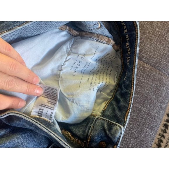 American Eagle jeans size 2 skinny distressed - Picture 10 of 15